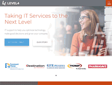 Tablet Screenshot of level4.net
